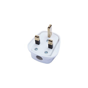 3 Pin 13A sleeved plug top