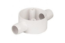 2 Way Through Box 20mm Round Conduit