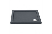 Slate Effect Stone Square Shower Tray