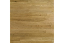 2.4m x 40mm Unfinished Oak Solid Wood Breakfast Bar