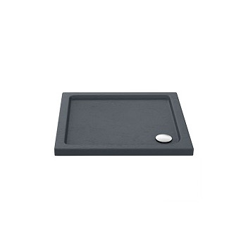 Slate Effect Stone Square Shower Tray