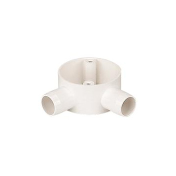 2 Way Angle Box 20mm Round Conduit