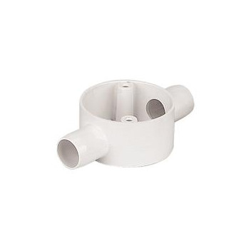 2 Way Through Box 20mm Round Conduit