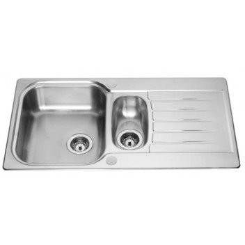 Ashworth 1.5 Bowl Reversible Inset Stainless Steel Kitchen Sink